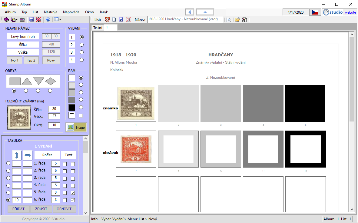 Stamp Album CZ - 2